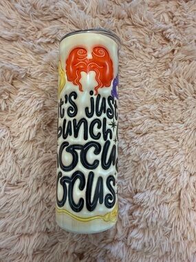 It’s just a bunch of Hocus Pocus stainless steel tumbler